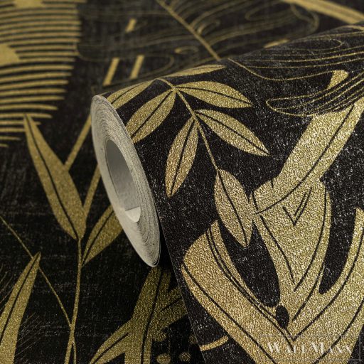 AS CREATION Cuba 2 79164-3 fémes leveles modern-elegáns tapéta