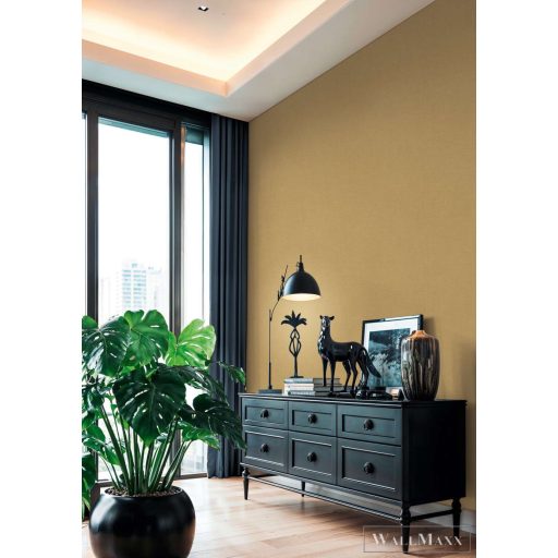 AS CREATION Cuba 2 79166-3 sárga uni modern-elegáns tapéta