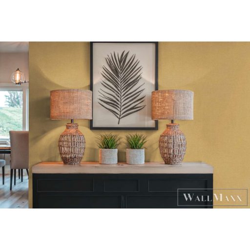 AS CREATION Cuba 2 79166-3 sárga uni modern-elegáns tapéta