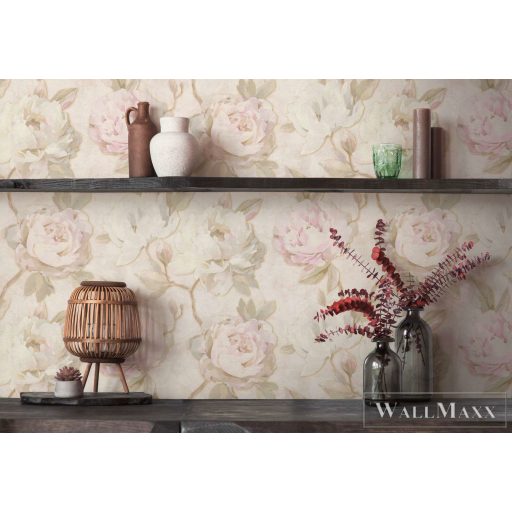 AS CREATION PintWalls III 79167-1 krémszínű rózsa modern-elegáns tapéta