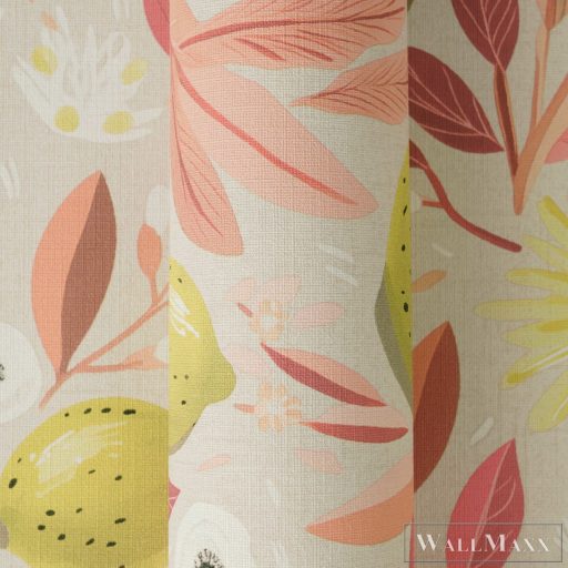 AS CREATION PintWalls III 79169-3 rózsaszín narancs grafikai tapéta