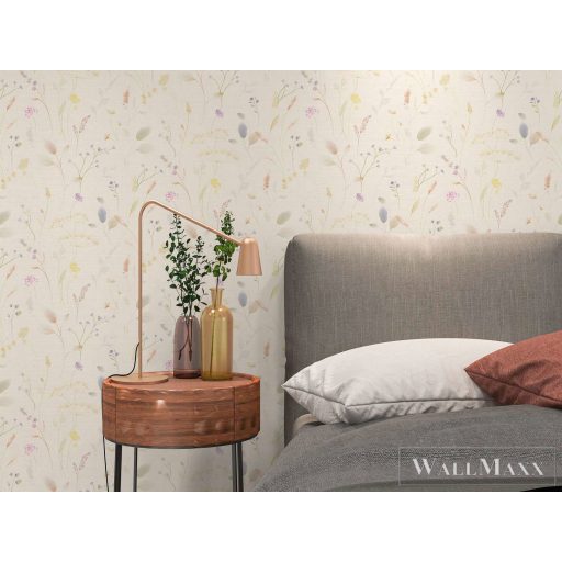 AS CREATION PintWalls III 79170-1 krémszínű leveles grafikai tapéta