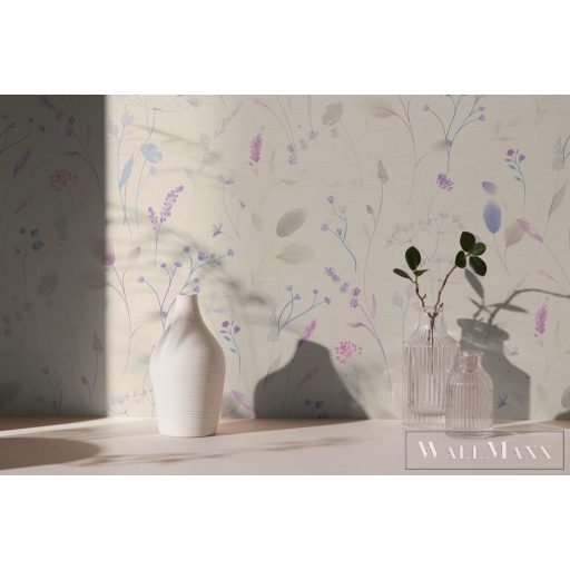 AS CREATION PintWalls III 79170-2 kék leveles grafikai tapéta