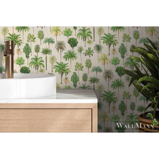 AS CREATION PintWalls III 79171-1 bézs dzsungel grafikai tapéta