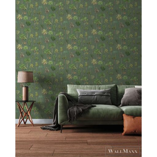 AS CREATION PintWalls III 79171-2 zöld dzsungel grafikai tapéta