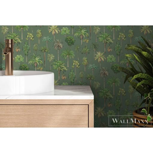 AS CREATION PintWalls III 79171-2 zöld dzsungel grafikai tapéta