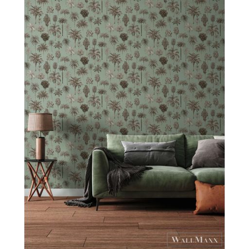 AS CREATION PintWalls III 79171-3 kék dzsungel grafikai tapéta