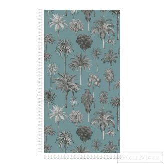   AS CREATION PintWalls III 79171-4 kék dzsungel grafikai tapéta