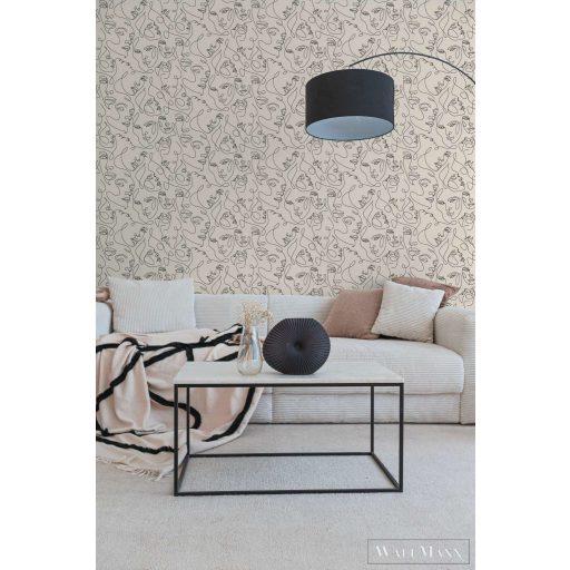 AS CREATION PintWalls III 79172-1 fehér díva grafikai tapéta