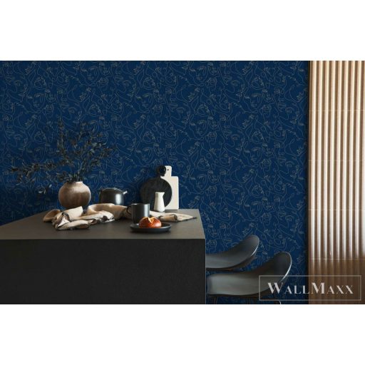 AS CREATION PintWalls III 79172-4 kék díva grafikai tapéta