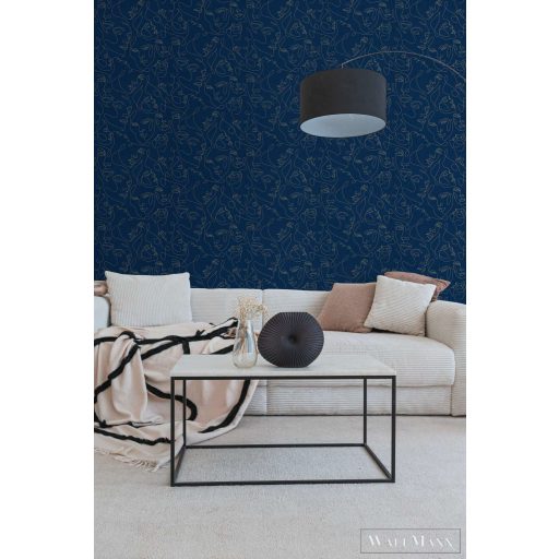 AS CREATION PintWalls III 79172-4 kék díva grafikai tapéta