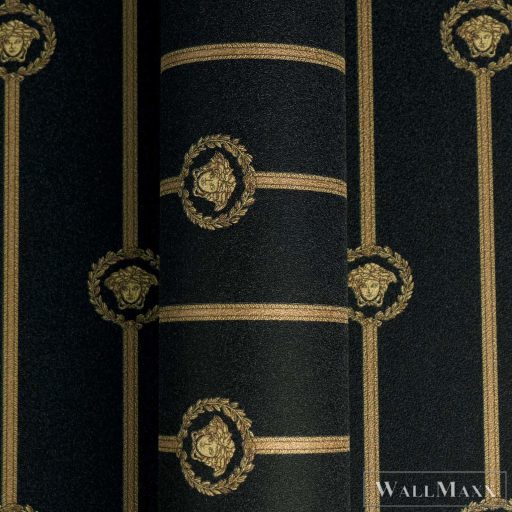 AS CREATION Versace 6 79173-2 fekete-arany barokk klasszikus tapéta