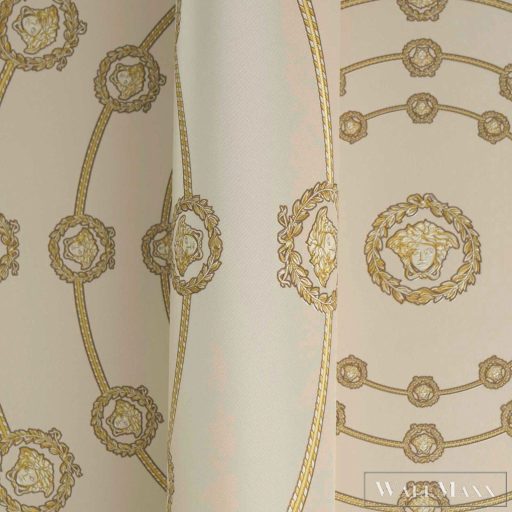 AS CREATION Versace 6 79175-3 bézs rozetta klasszikus tapéta