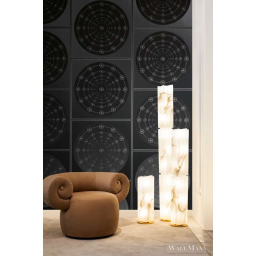 AS CREATION Versace 6 79175-6 fekete-ezüst rozetta klasszikus tapéta