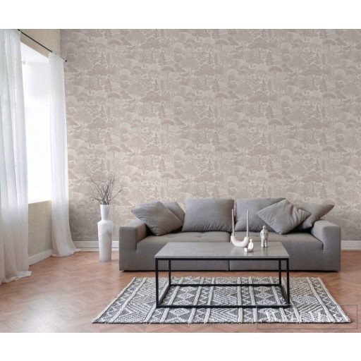 AS CREATION PintWalls III 79185-2 krémszínű dzsungel grafikai tapéta