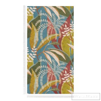   AS CREATION PintWalls III 79186-3 kék leveles grafikai tapéta