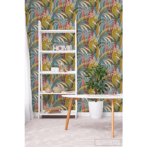 AS CREATION PintWalls III 79186-3 kék leveles grafikai tapéta