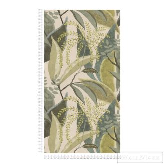   AS CREATION PintWalls III 79186-4 zöld leveles grafikai tapéta