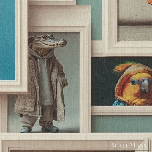 AS CREATION PintWalls III 79187-4 kék fotóalbum modern-elegáns tapéta