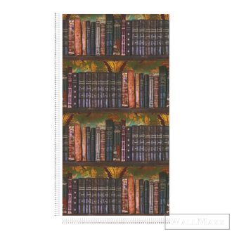   AS CREATION PintWalls III 79187-6 arany könyvespolc modern-elegáns tapéta