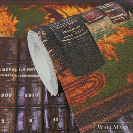 AS CREATION PintWalls III 79187-6 arany könyvespolc modern-elegáns tapéta