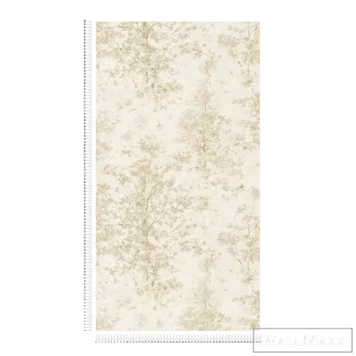 AS CREATION Designed in White 79200-3 bézs-krémszínű-fémes luxus-természet-modern tapéta