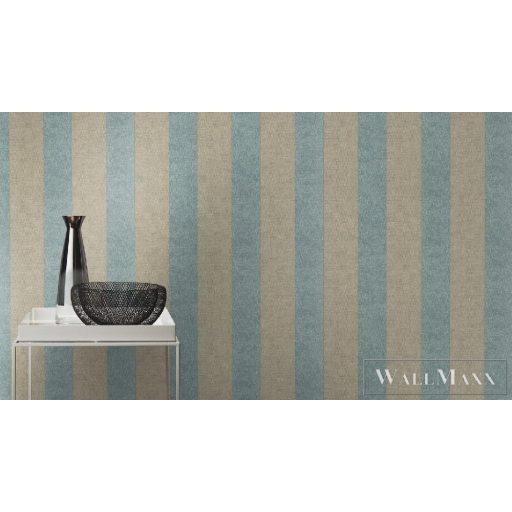802733 türkiz csíkos tapéta