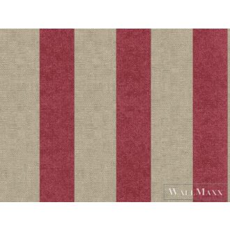 802740 Rasch csíkos beige/bordó