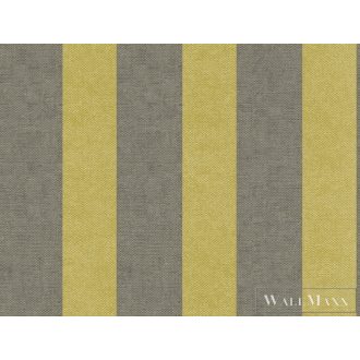 802757 csíkos tapéta aranysárga/szürke
