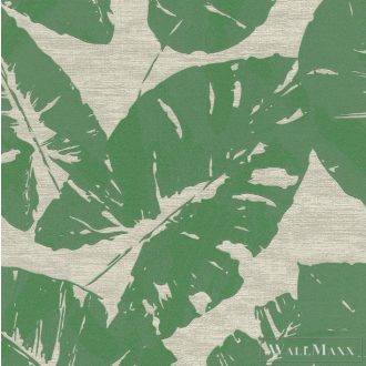 Rasch zöld leveles tapéta 805222
