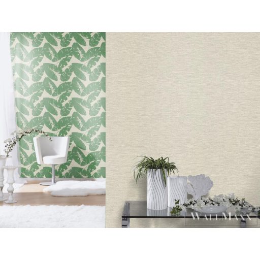 Rasch zöld leveles tapéta 805222