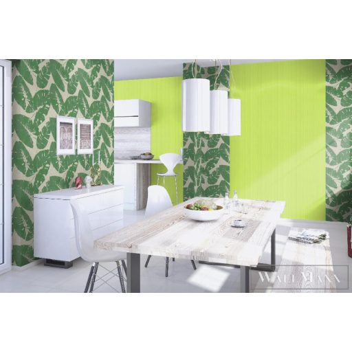 Rasch zöld leveles tapéta 805222