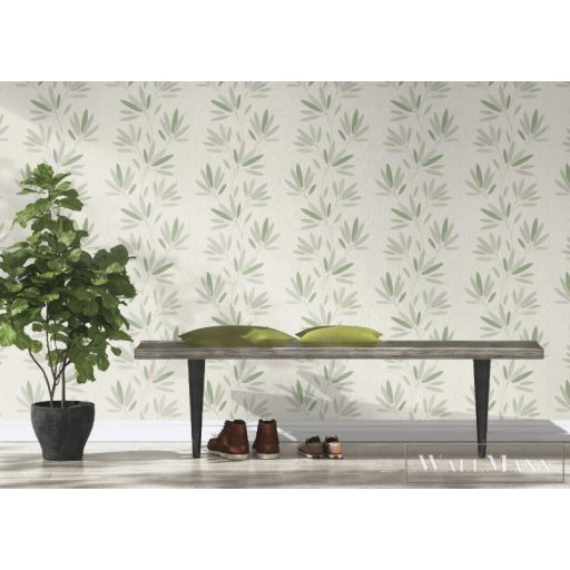 RASCH TAPETENWECHSEL 2021 DESIGN TAPÉTA 808735 FEHÉR SZÜRKE zöld