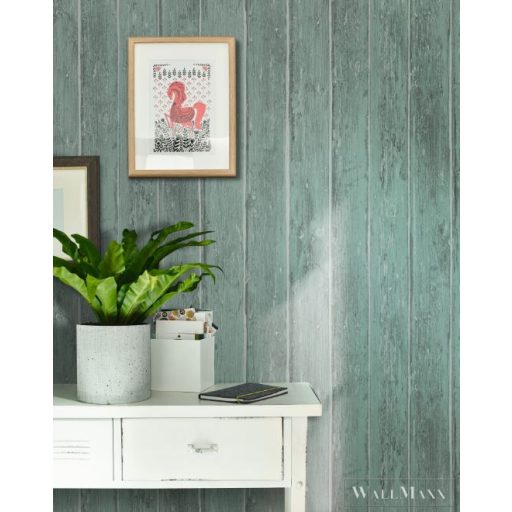 RASCH TAPETENWECHSEL 2021 DESIGN TAPÉTA 809213 zöld szürke