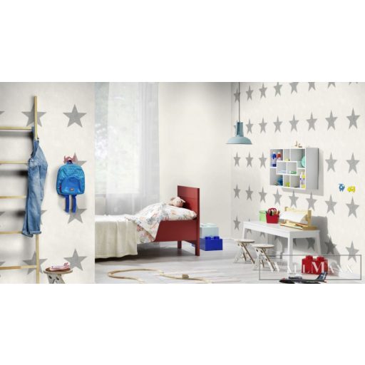 RASCH TAPETENWECHSEL 2021 DESIGN TAPÉTA 809329 Fehér ezüst
