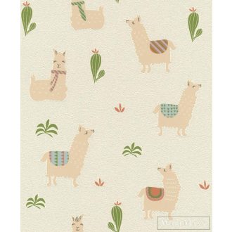 813227 láma gyerek mintás tapéta