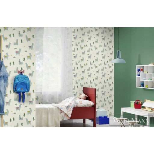 813234 gyerekszobai tapéta láma állatkák