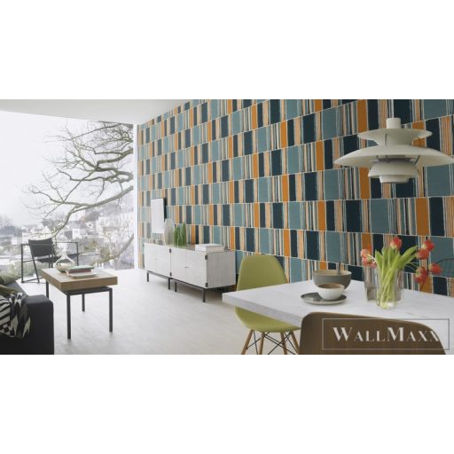 Rasch Florentine III 2024 819021 barna Grafikus geometriai mintás tapéta