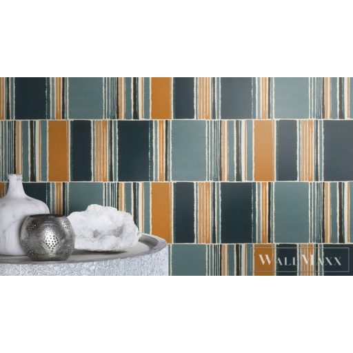 Rasch Florentine III 2024 819021 barna Grafikus geometriai mintás tapéta