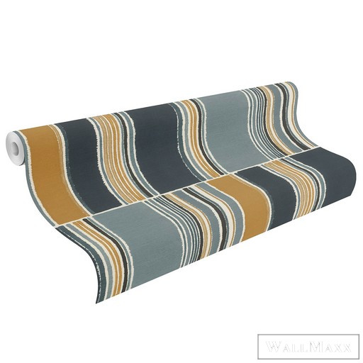 Rasch Florentine III 2024 819021 barna Grafikus geometriai mintás tapéta