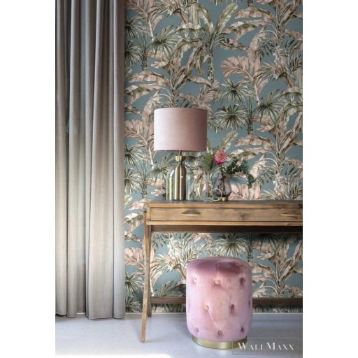 Rasch Florentine III 2024 819151 zöld Natúra pálma mintás tapéta
