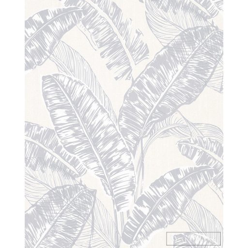 NOVAMUR Felicita 82115 ezüst banánlevél mintás grafikus tapéta