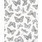 NOVAMUR Felicita 82128 szürke pillangó mintás grafikus tapéta