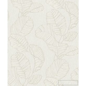   RASCH Colour your Life 822601 bézs levél mintás Elegáns tapéta