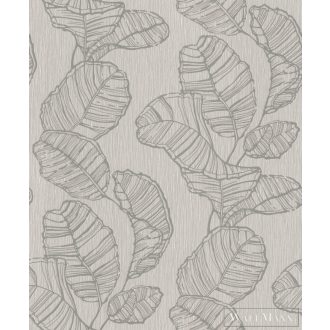   RASCH Colour your Life 822625 bézs levél mintás Elegáns tapéta