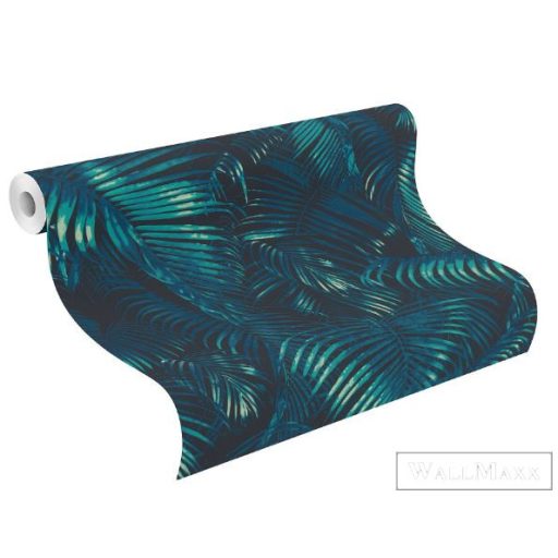 RASCH SANSA 2021 822915 DESIGN dzsungel TAPÉTA kék