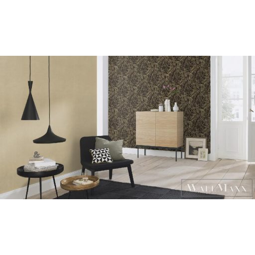 RASCH DENZO II 2022 832143 LEVELES FEKETE TAPÉTA