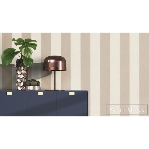 RASCH Perfecto VI 844016 krémszínű hullámos Elegáns tapéta