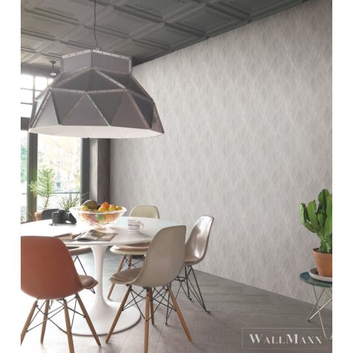RASCH Perfecto VI 844115 szürke grafikai mintás Elegáns tapéta