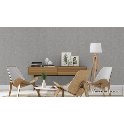 RASCH Perfecto VI 844276 szürke Textil mintás Csillogó vlies tapéta